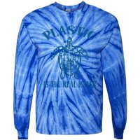 Plastic Is The Real Killer Turtle Lovers Protect Ocean Gift Tie-Dye Long Sleeve Shirt