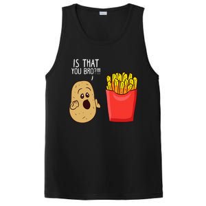 Potato Is That You Bro Funny French Fries PosiCharge Competitor Tank