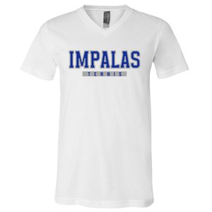 Poudre Impalas Tennis V-Neck T-Shirt