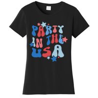 Party In The USA American Flag 4th Of July  Women's T-Shirt