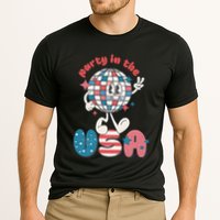 Party In The USA Retro 4th Of July Groovy Patriotic Fourth Of July Performance Shirt
