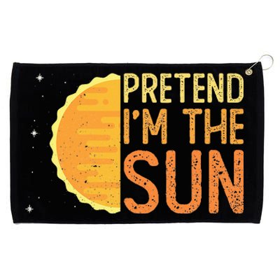 Pretend I'm The Sun Sun Solar System Star Grommeted Golf Towel