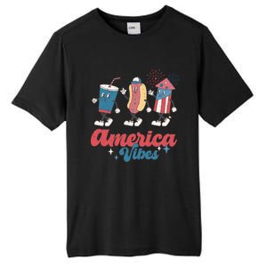 Party In The Usa Hot Dog Love USA Funny Fourth Of July Gift Tall Fusion ChromaSoft Performance T-Shirt