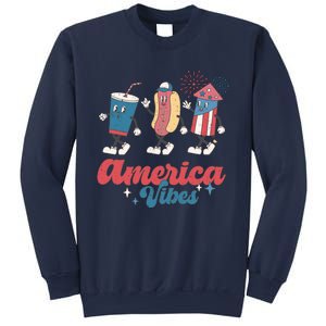 Party In The Usa Hot Dog Love USA Funny Fourth Of July Gift Sweatshirt