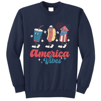 Party In The Usa Hot Dog Love USA Funny Fourth Of July Gift Sweatshirt