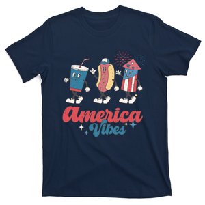 Party In The Usa Hot Dog Love USA Funny Fourth Of July Gift T-Shirt