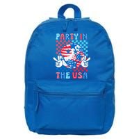 Party In The Usa 4th Of July Preppy Smile 16 in Basic Backpack