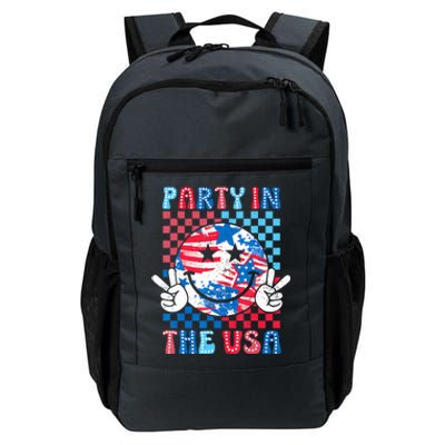 Party In The Usa 4th Of July Preppy Smile Daily Commute Backpack