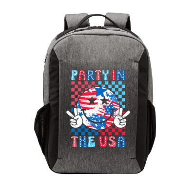 Party In The Usa 4th Of July Preppy Smile Vector Backpack