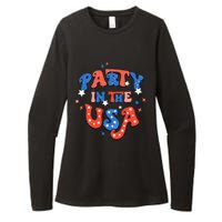 Party In The USA 4th Of July Independence Day USA Vintage Womens CVC Long Sleeve Shirt