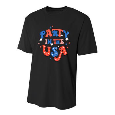 Party In The USA 4th Of July Independence Day USA Vintage Youth Performance Sprint T-Shirt