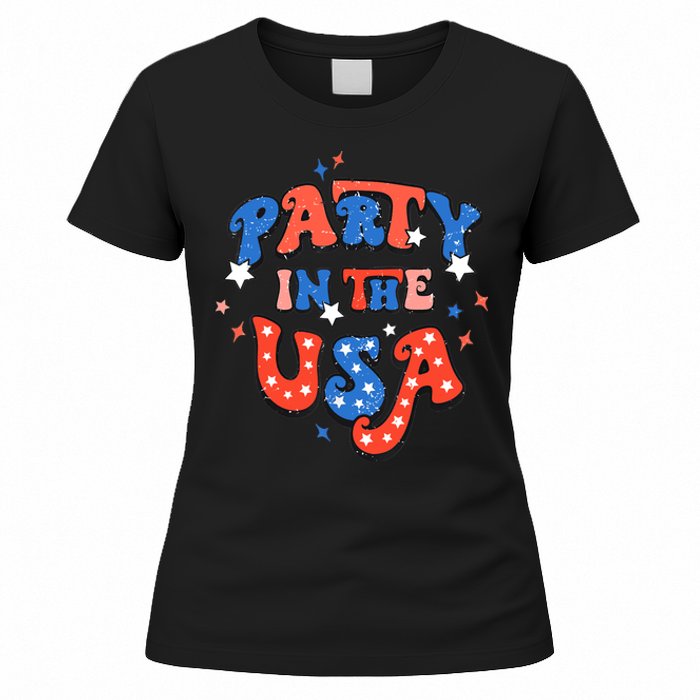 Party In The USA 4th Of July Independence Day USA Vintage Women's T-Shirt