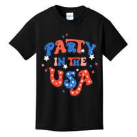 Party In The USA 4th Of July Independence Day USA Vintage Kids T-Shirt