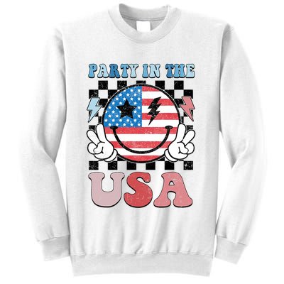 Party In The Usa Flag 4th Of July Sweatshirt