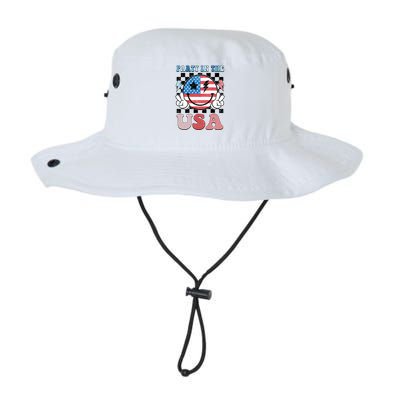 Party In The Usa Flag 4th Of July Bucket Hat