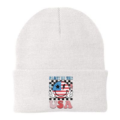 Party In The Usa Flag 4th Of July Beanie