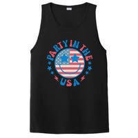 Party In The Usa 4th Of July Preppy Smile PosiCharge Competitor Tank