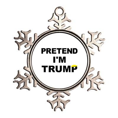 Pretend IM Trump Metallic Star Ornament