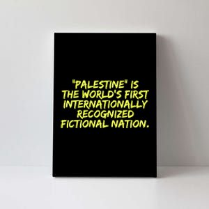 Palestine Is The WorldS First International Recognized Fictional Nation Canvas