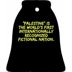 Palestine Is The WorldS First International Recognized Fictional Nation Ceramic Bell Ornament