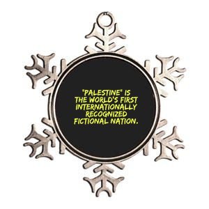 Palestine Is The WorldS First International Recognized Fictional Nation Metallic Star Ornament