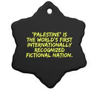 Palestine Is The WorldS First International Recognized Fictional Nation Ceramic Star Ornament