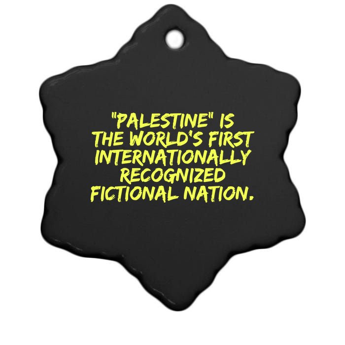 Palestine Is The WorldS First International Recognized Fictional Nation Ceramic Star Ornament