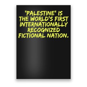 Palestine Is The WorldS First International Recognized Fictional Nation Poster