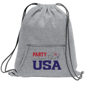 Party In The USA Fourth Of July Sweatshirt Cinch Pack Bag