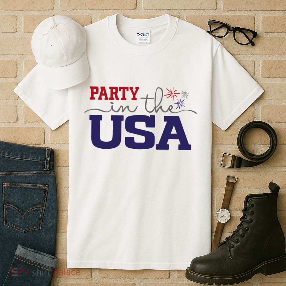 Party In The USA Fourth Of July Tall T-Shirt