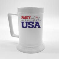 Party In The USA Fourth Of July Beer Stein