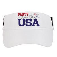 Party In The USA Fourth Of July Adult Drive Performance Visor