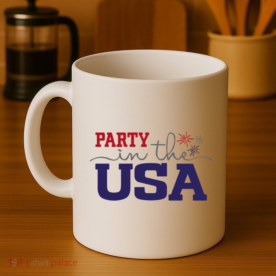 Party In The USA Fourth Of July Mug