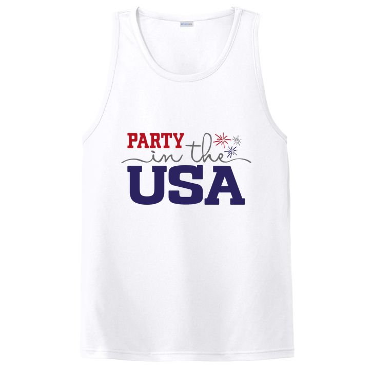 Party In The USA Fourth Of July PosiCharge Competitor Tank