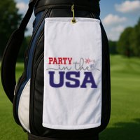 Party In The USA Fourth Of July Golf Towel
