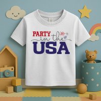 Party In The USA Fourth Of July Toddler T-Shirt