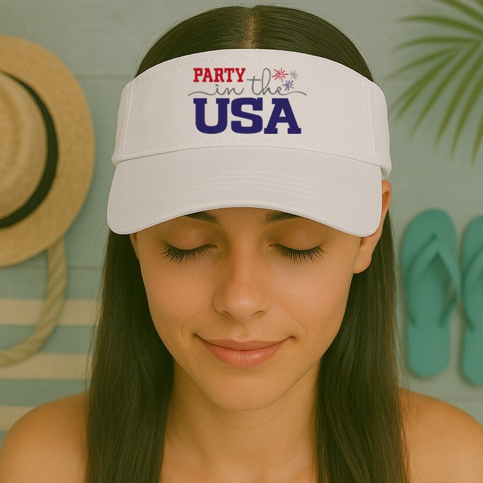 Party In The USA Fourth Of July Visor