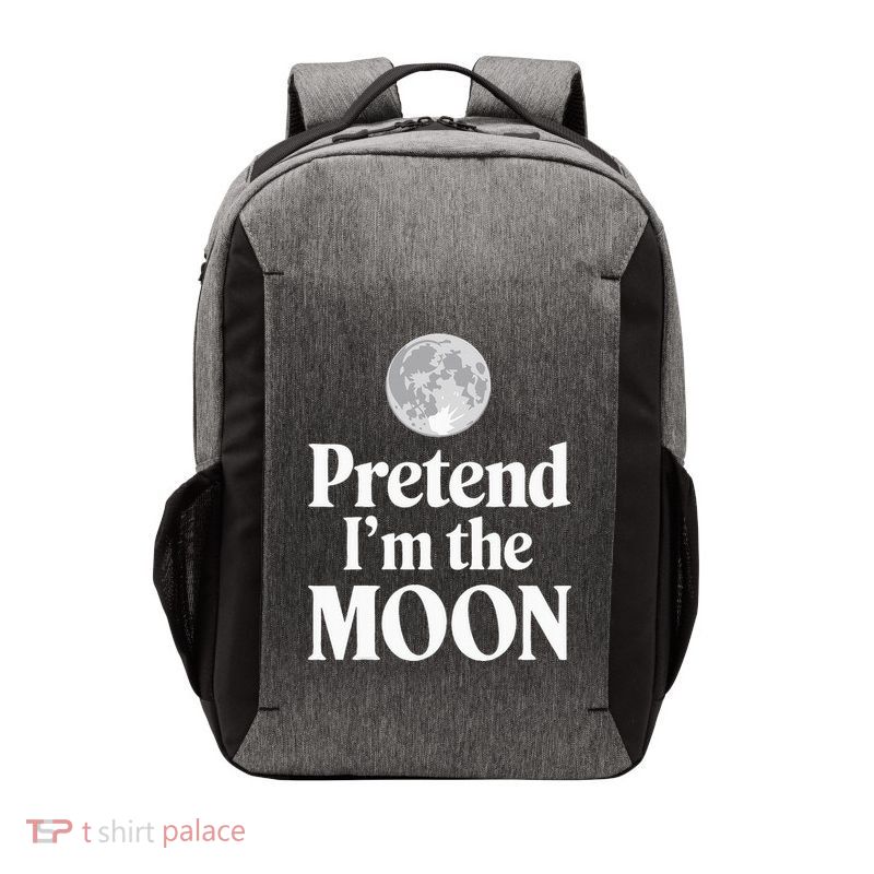 Pretend IM The Moon Vector Backpack