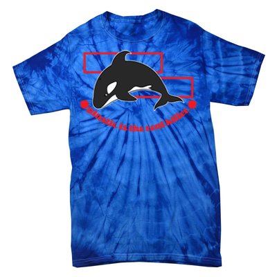 Plastic Is The Real Killer Gift Whale Gift Tie-Dye T-Shirt