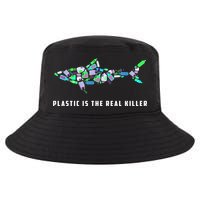 Plastic Is The Real Killer Costume Shark Save Ocean Cool Gift Cool Comfort Performance Bucket Hat