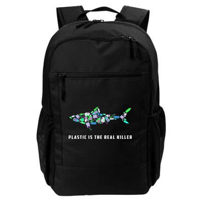 Plastic Is The Real Killer Costume Shark Save Ocean Cool Gift Backpack