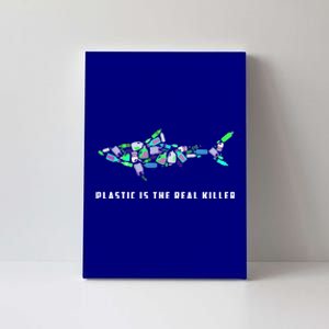 Plastic Is The Real Killer Costume Shark Save Ocean Cool Gift Canvas