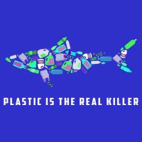 Plastic Is The Real Killer Costume Shark Save Ocean Cool Gift 16 in Basic Backpack