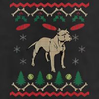Pitbull Ugly Christmas Sweater Cool Comfort Performance Bucket Hat