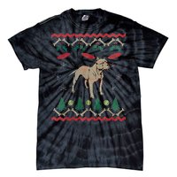 Pitbull Ugly Christmas Sweater Tie-Dye T-Shirt