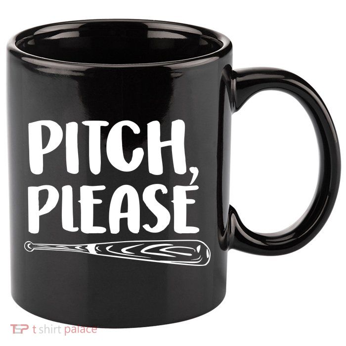 Pitch Please 11oz C Handle Ceramic Mug