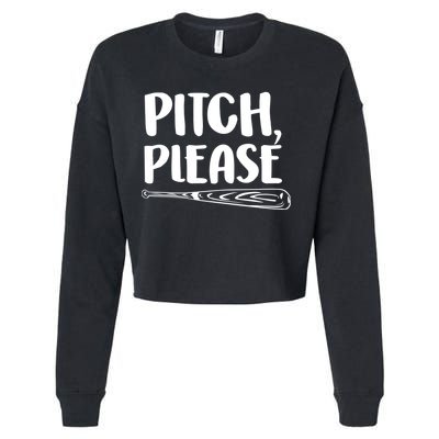 Pitch Please Cropped Pullover Crew