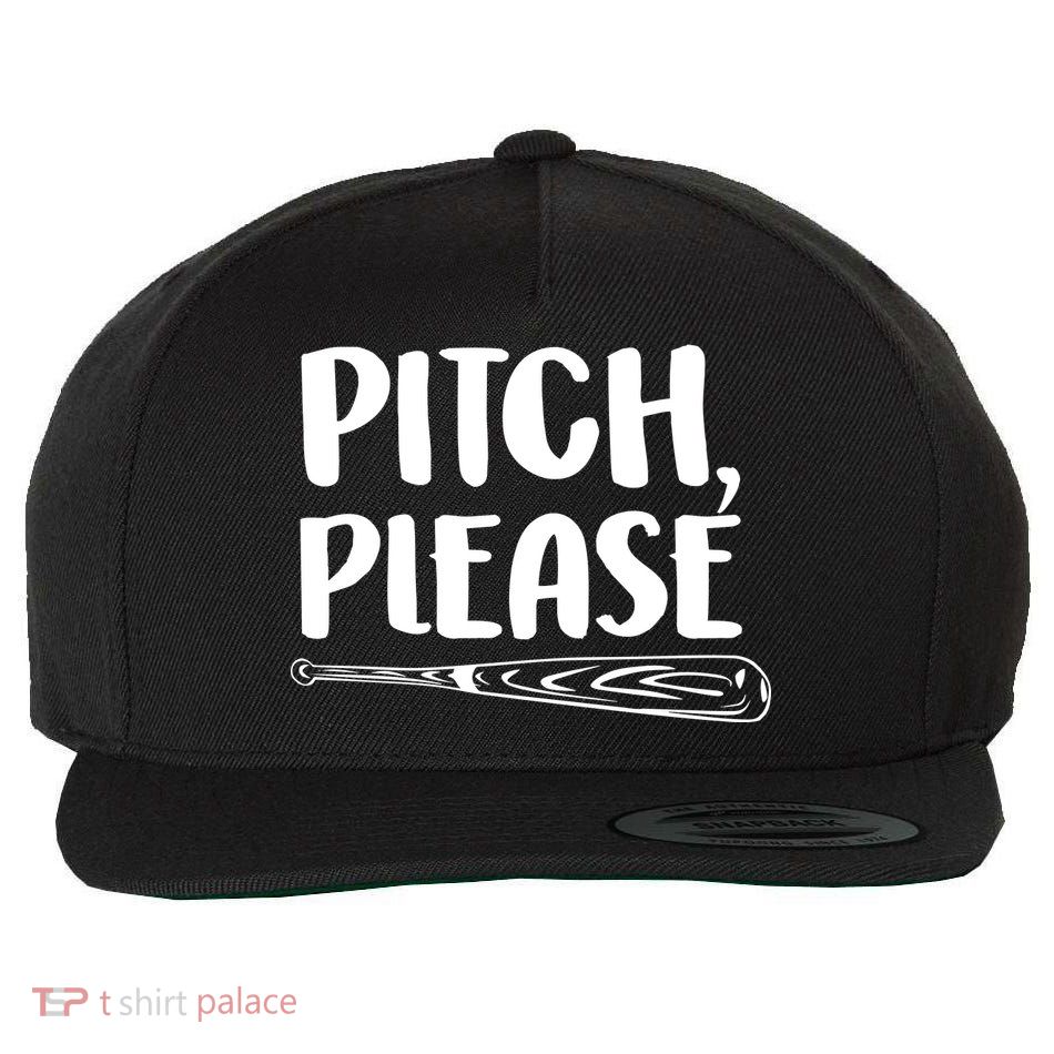Pitch Please Wool Snapback Cap