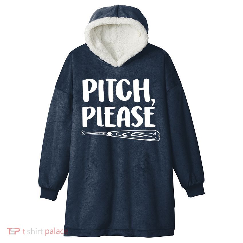 Pitch Please Hooded Wearable Blanket