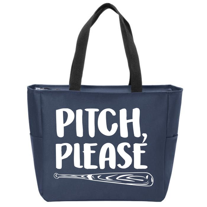 Pitch Please Zip Tote Bag